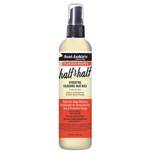 Aunt Jackie's Half & Half Hydrating Silkening Hair Milk 12oz
